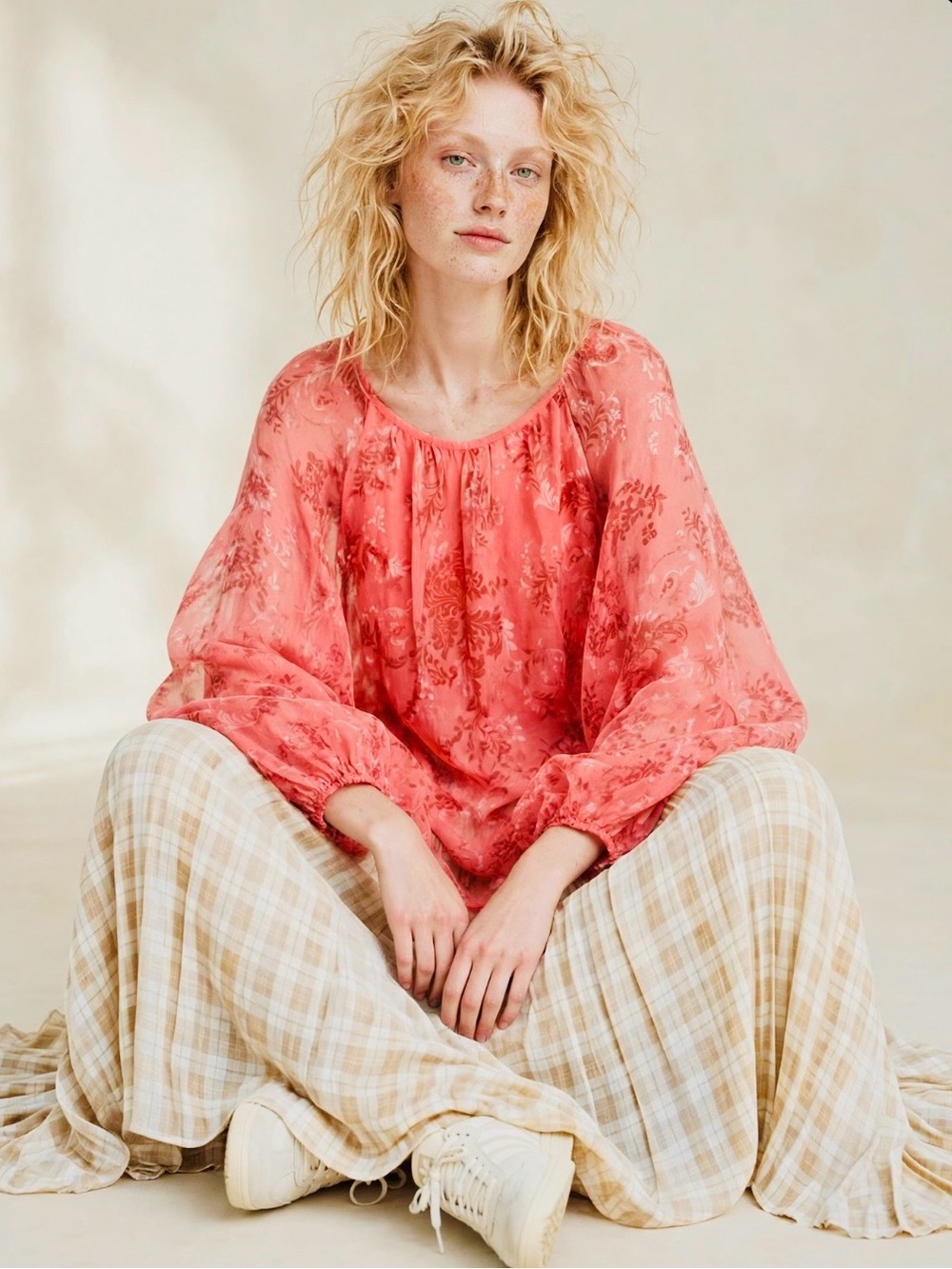 Made in Italy silk and viscose lined blouse